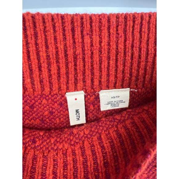 Anthropologie Moth Womens Wool Blend Textured Tweed Mini Skirt Size XS - Picture 4 of 5